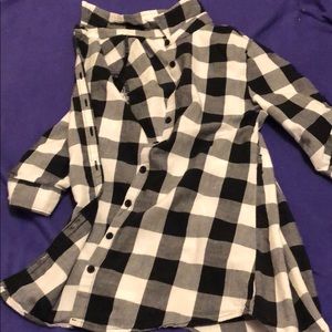 a plaid dress/shirt